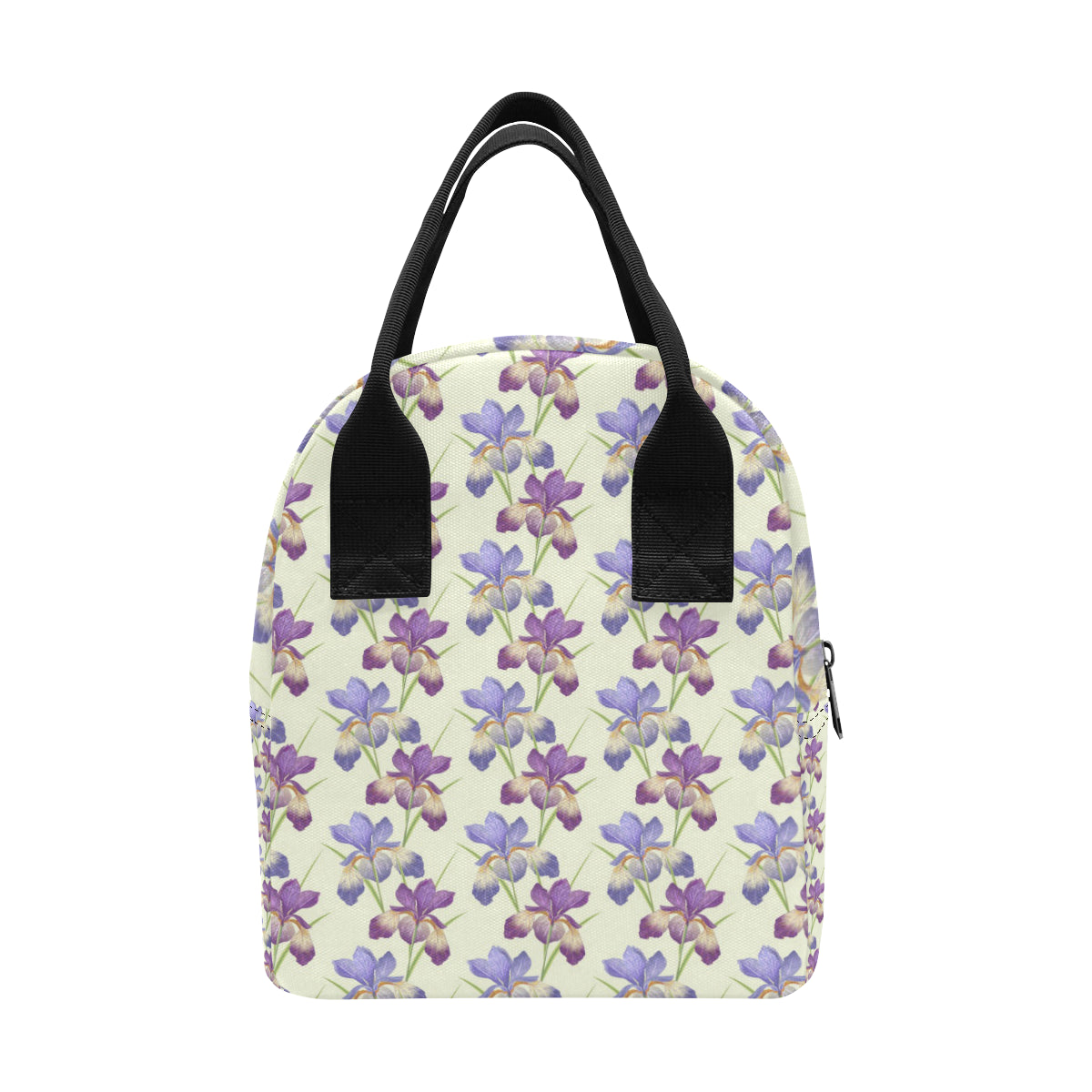 Iris Pattern Print Design IR08 Insulated Lunch Bag