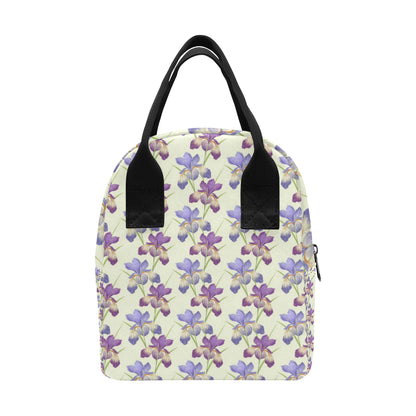 Iris Pattern Print Design IR08 Insulated Lunch Bag