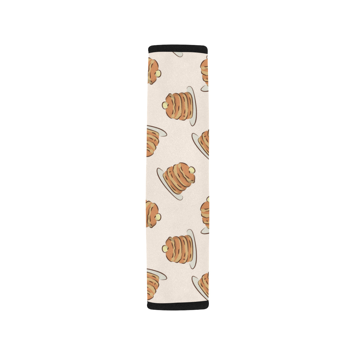 Pancake Pattern Print Design A01 Car Seat Belt Cover