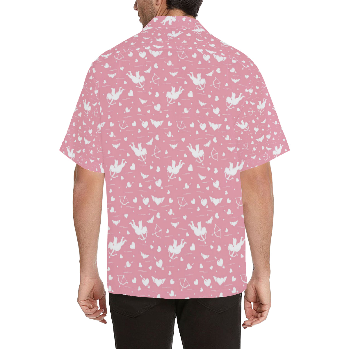 Cupid Pattern Print Design 03 Men's Hawaiian Shirt