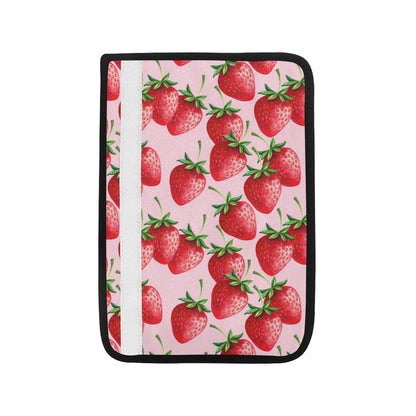 Strawberry Pattern Print Design SB03 Car Seat Belt Cover