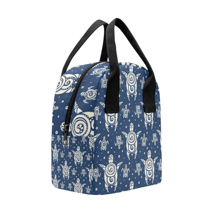 Sea Turtle Tribal Insulated Lunch Bag