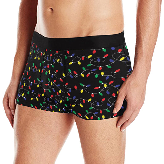 Christmas Light Pattern Print Design 04 Men's Boxer Briefs