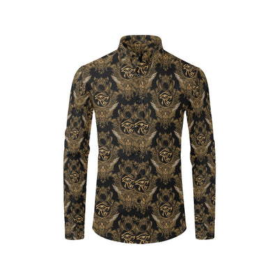 Eye of Horus Mandala Style Men's Long Sleeve Shirt