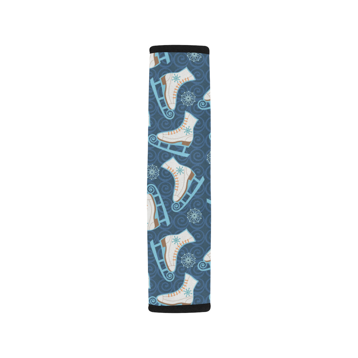 Ice Skate Pattern Print Design 01 Car Seat Belt Cover