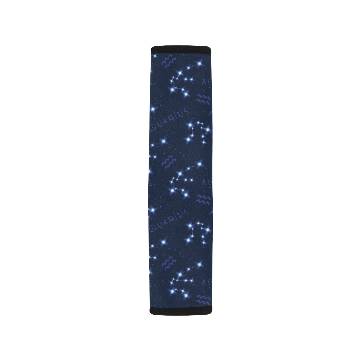 Aquarius Zodiac Pattern Print Design 02 Car Seat Belt Cover