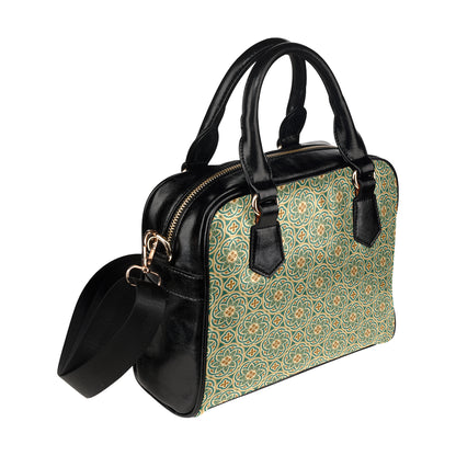 Cross Pattern Print Design 01 Shoulder Handbag