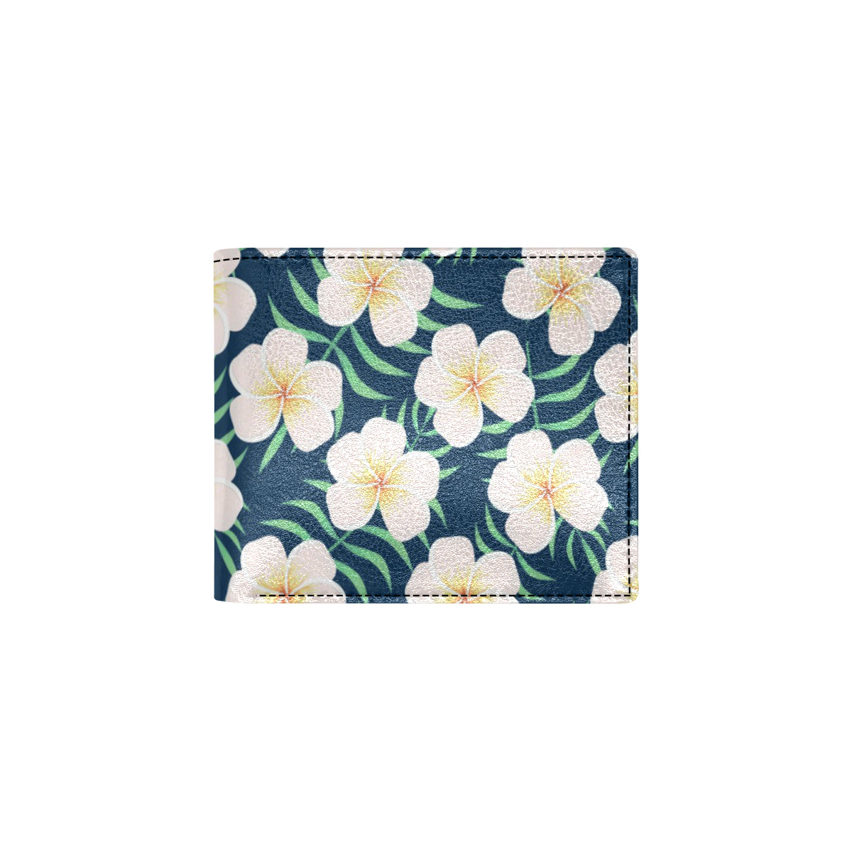Pink Plumeria Pattern Print Design PM016 Men's ID Card Wallet