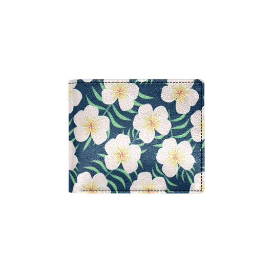 Pink Plumeria Pattern Print Design PM016 Men's ID Card Wallet
