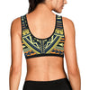 Polynesian Tattoo Print Sports Bra