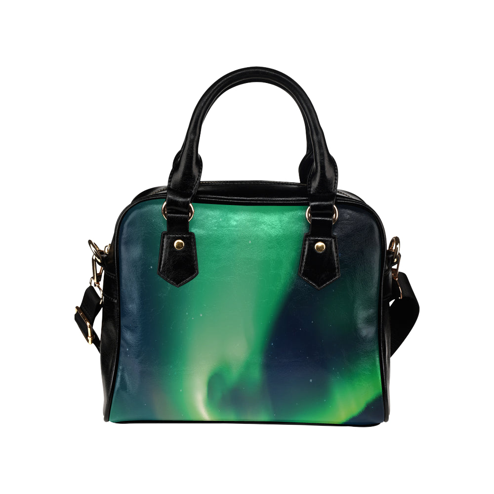 Aurora Borealis Pattern Print Design 04 Shoulder Handbag