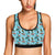 Surfboard Themed Pattern Sports Bra