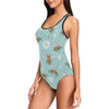 Bee Pattern Print Design BEE010 Women Swimsuit