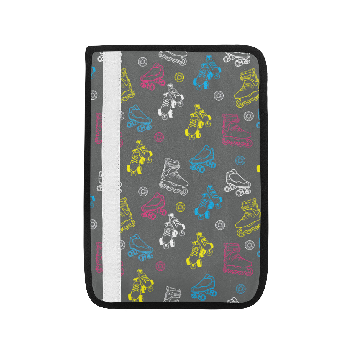 Roller skate Pattern Print Design A02 Car Seat Belt Cover