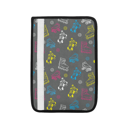 Roller skate Pattern Print Design A02 Car Seat Belt Cover