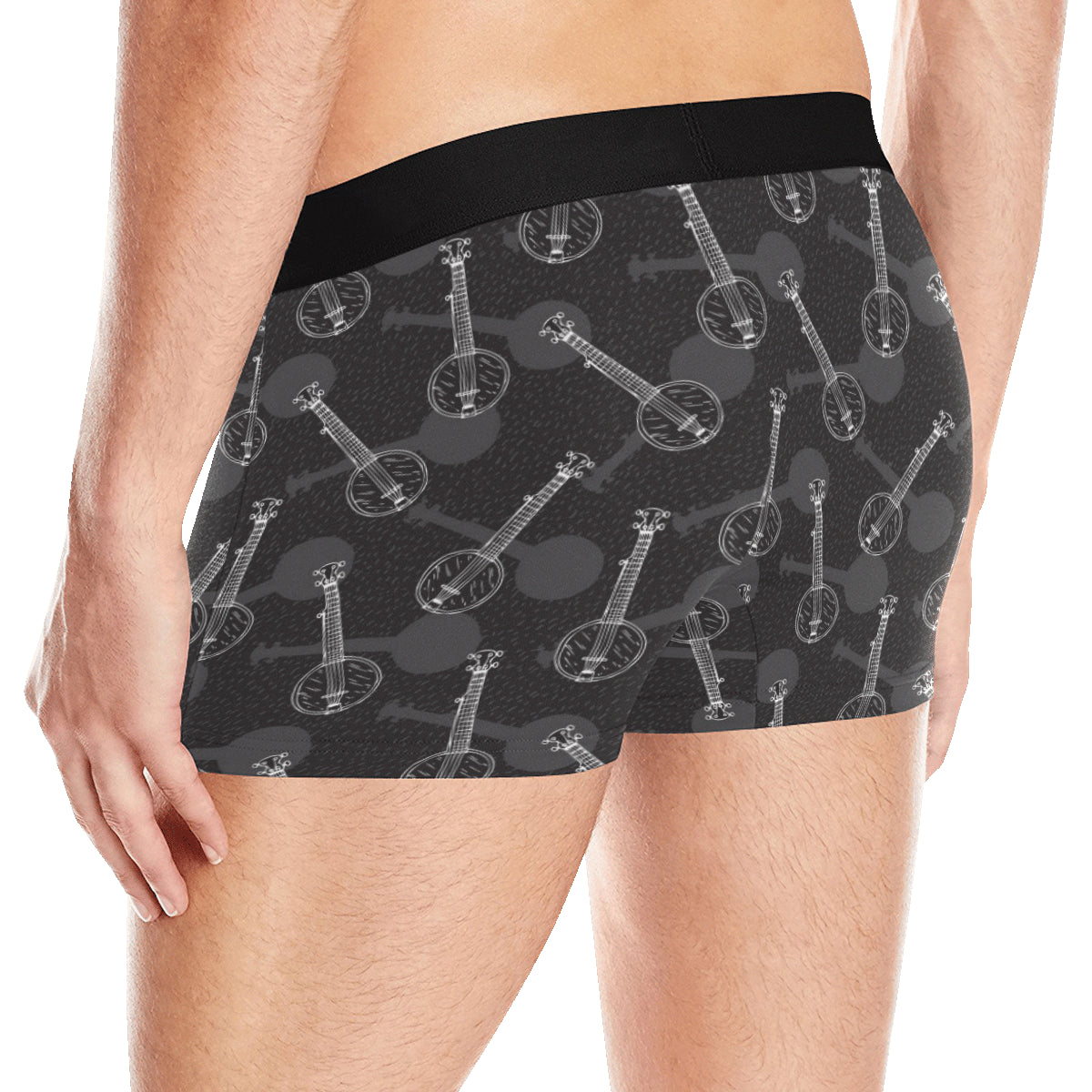 Banjo Pattern Print Design 03 Men's Boxer Briefs