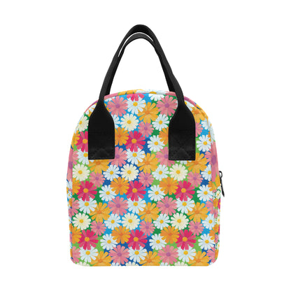 Daisy Pattern Print Design DS05 Insulated Lunch Bag