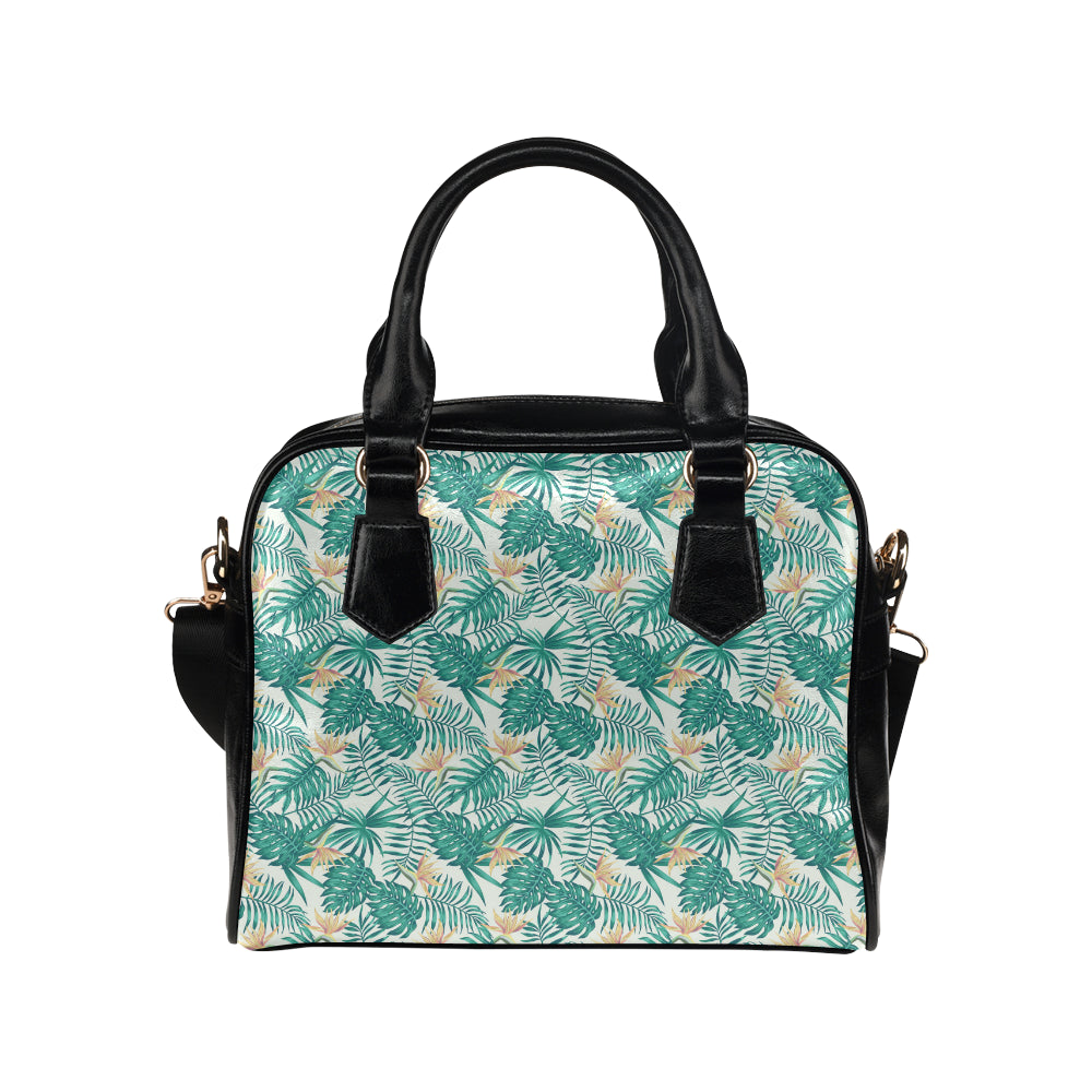 Bird Of Paradise Pattern Print Design 05 Shoulder Handbag
