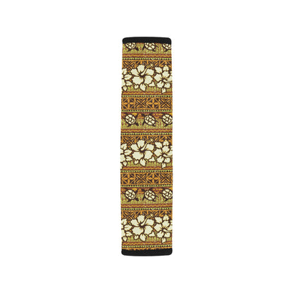 Hawaiian Themed Pattern Print Design H015 Car Seat Belt Cover