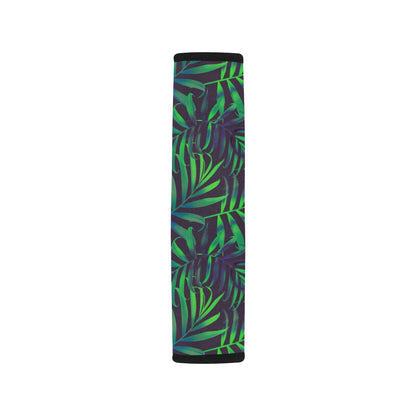 Palm Leaves Pattern Print Design PL01 Car Seat Belt Cover