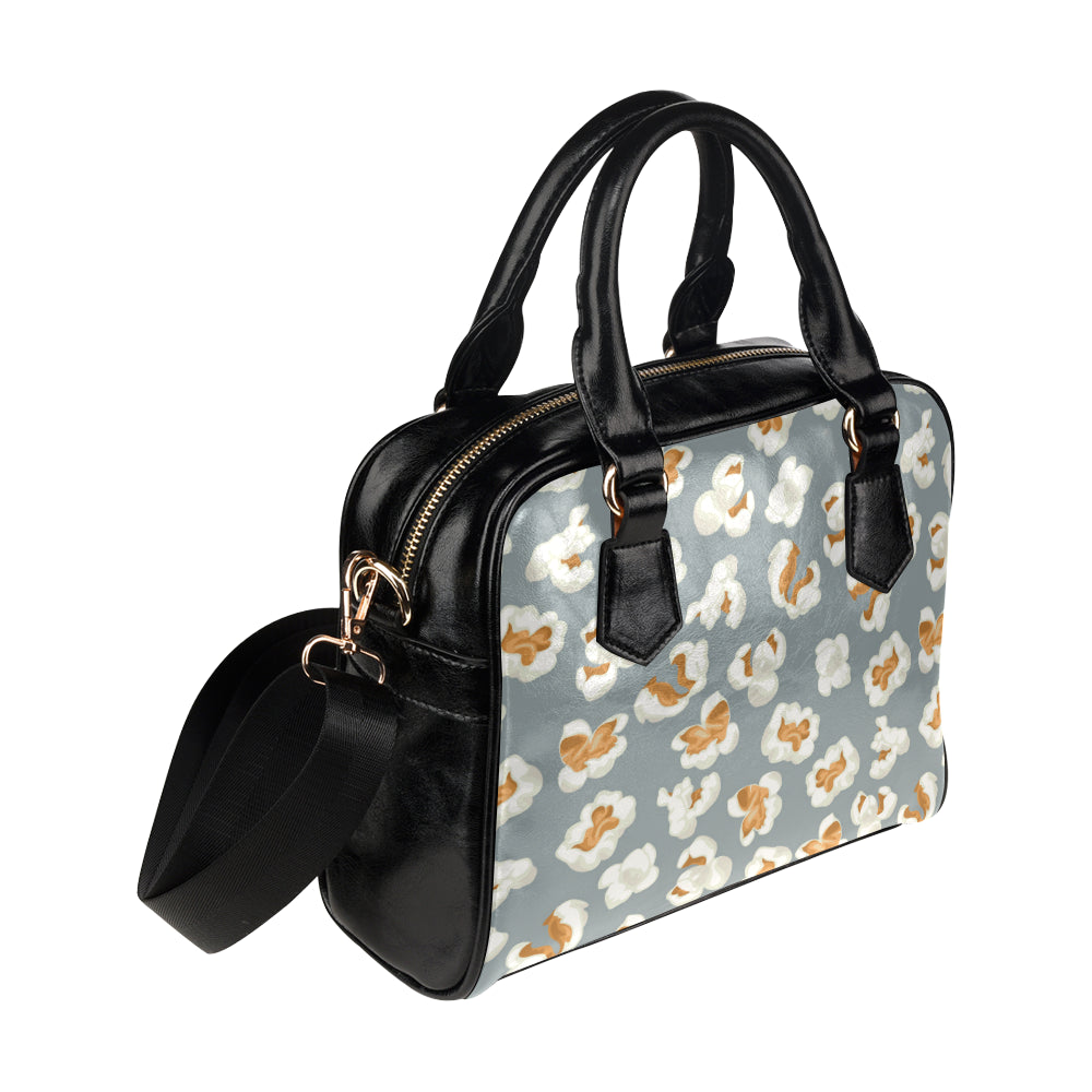 Popcorn Pattern Print Design A05 Shoulder Handbag