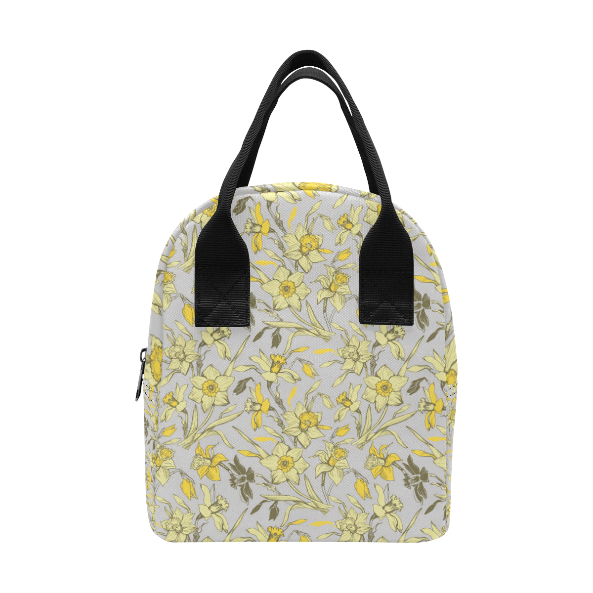 Daffodils Pattern Print Design DF05 Insulated Lunch Bag