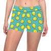 Lemon Pattern Print Design LM04 Yoga Shorts