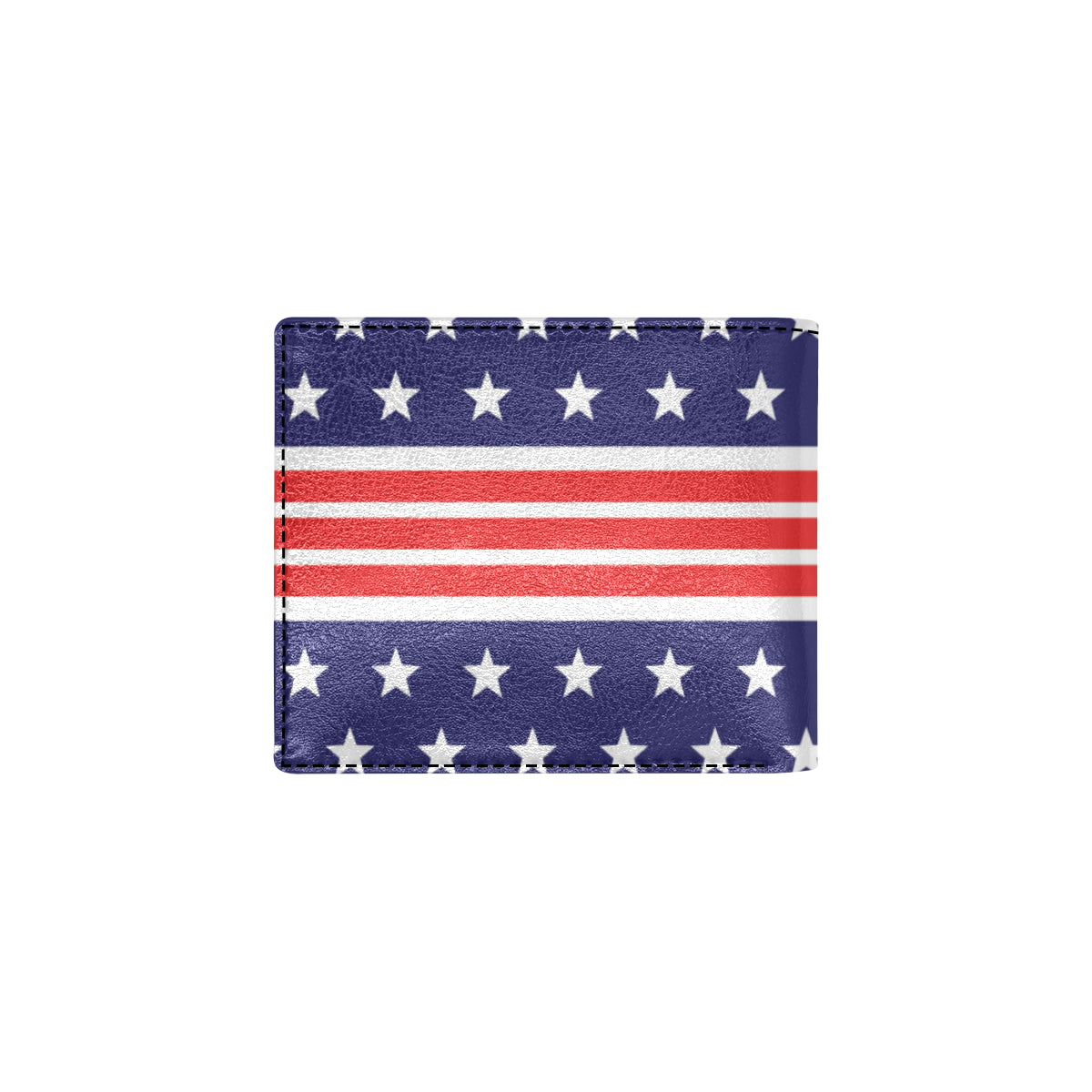 Patriotic Pattern Print Design A04 Men's ID Card Wallet