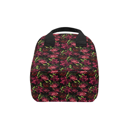 Iris Pattern Print Design IR03 Insulated Lunch Bag