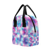 Tie Dye Blue Pink Insulated Lunch Bag