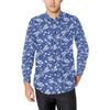 Dragonfly Pattern Print Design 03 Men's Long Sleeve Shirt