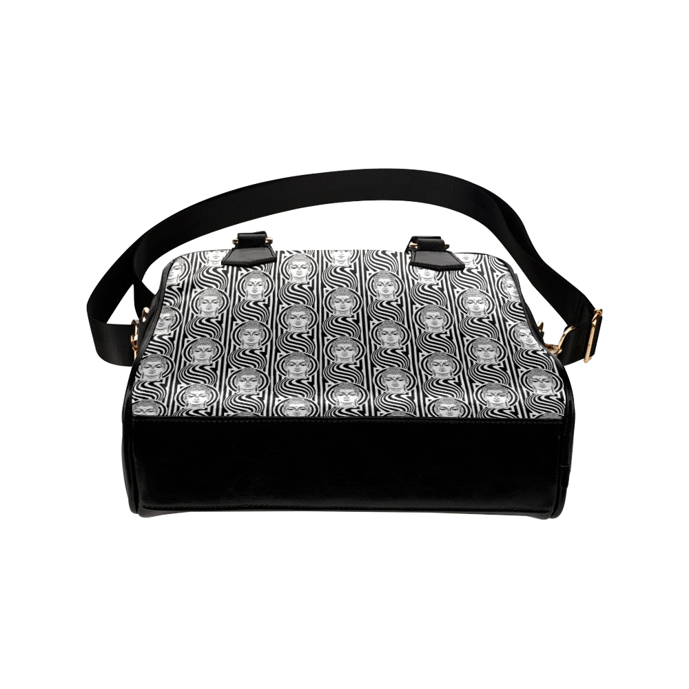 Buddha Pattern Print Design 05 Shoulder Handbag
