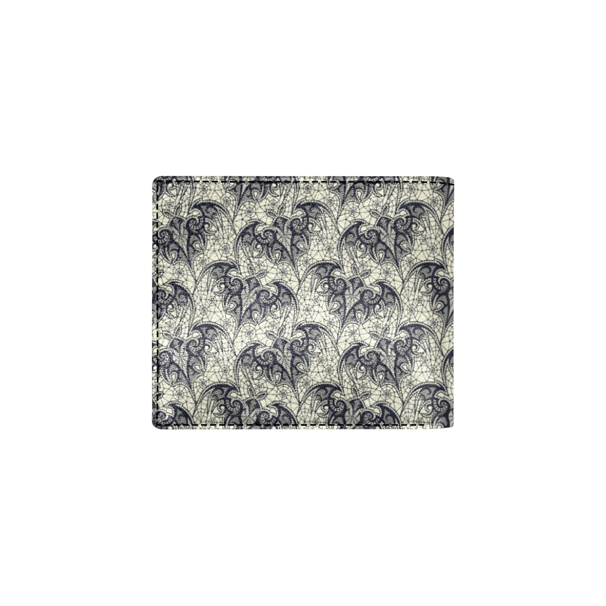 Bat Tribal Pattern Print Design 06 Men's ID Card Wallet