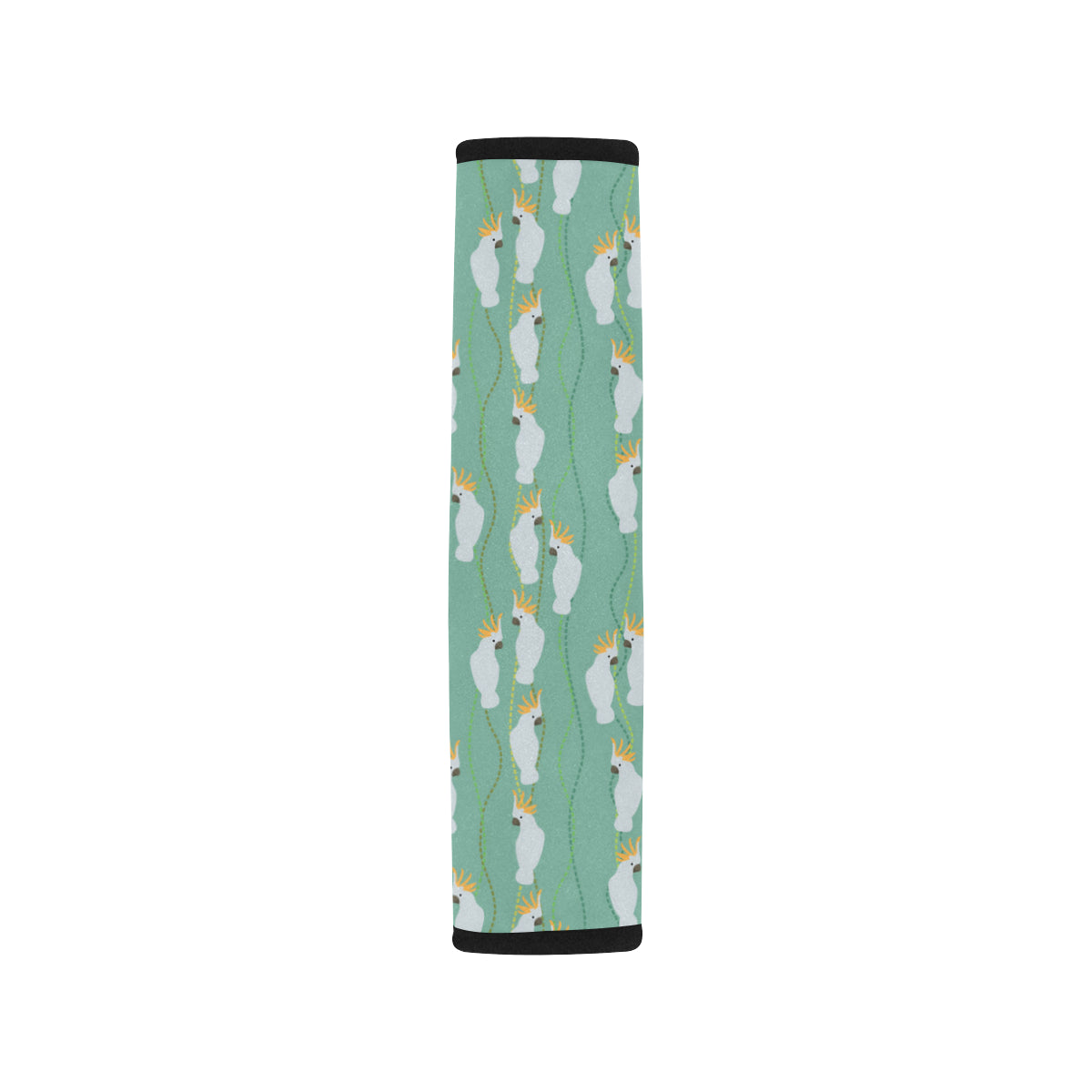 Cockatoo Pattern Print Design 01 Car Seat Belt Cover
