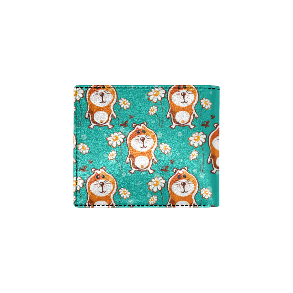 Hamster Pattern Print Design 01 Men's ID Card Wallet
