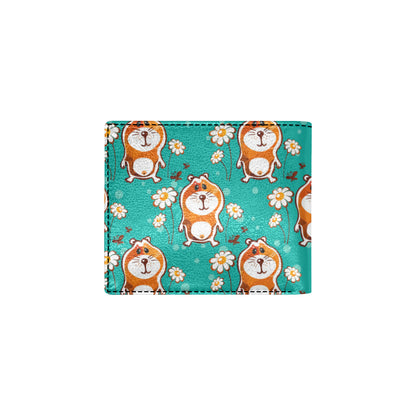 Hamster Pattern Print Design 01 Men's ID Card Wallet