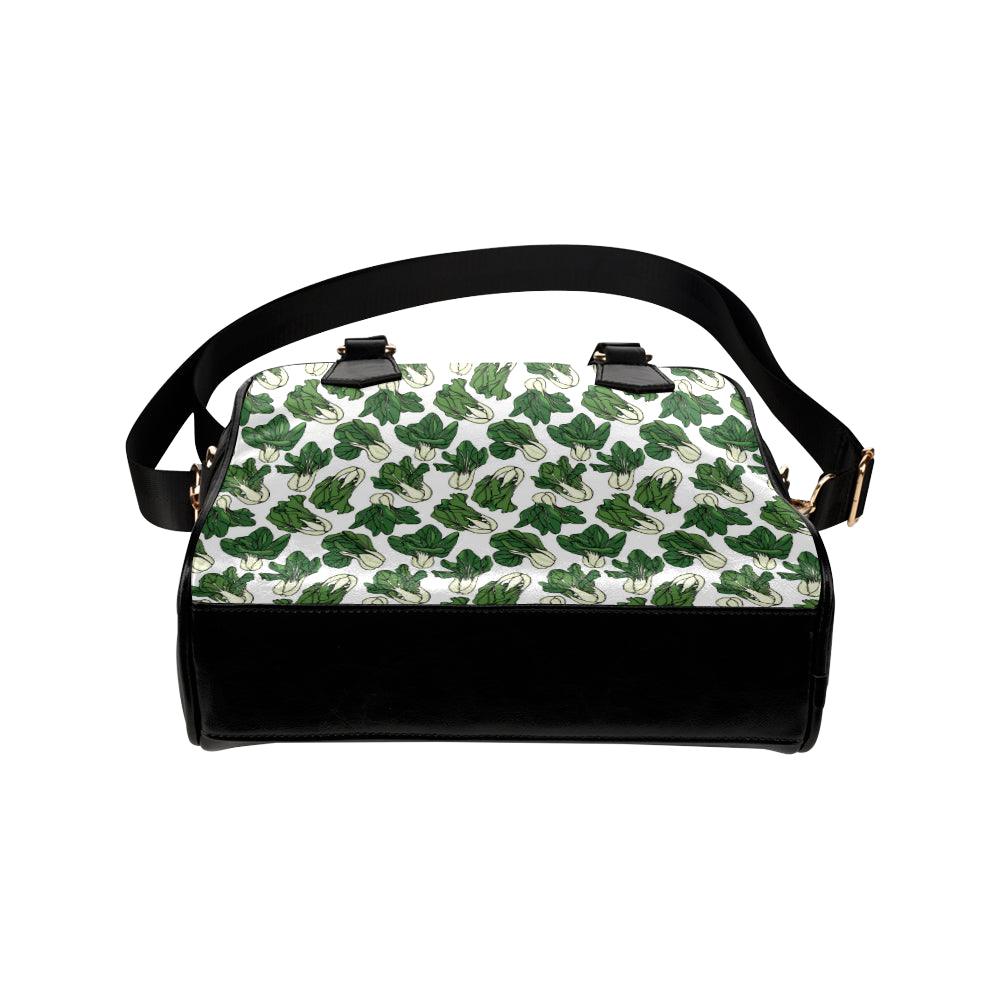 Bok Choy Pattern Print Design 02 Shoulder Handbag
