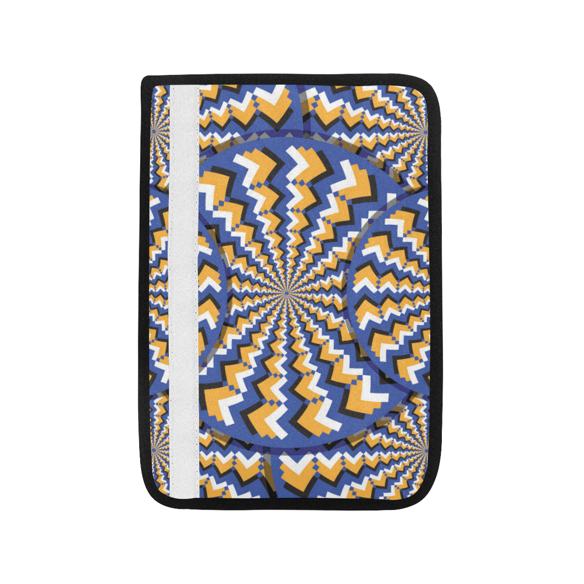 Optical illusion Pattern Print Design A01 Car Seat Belt Cover