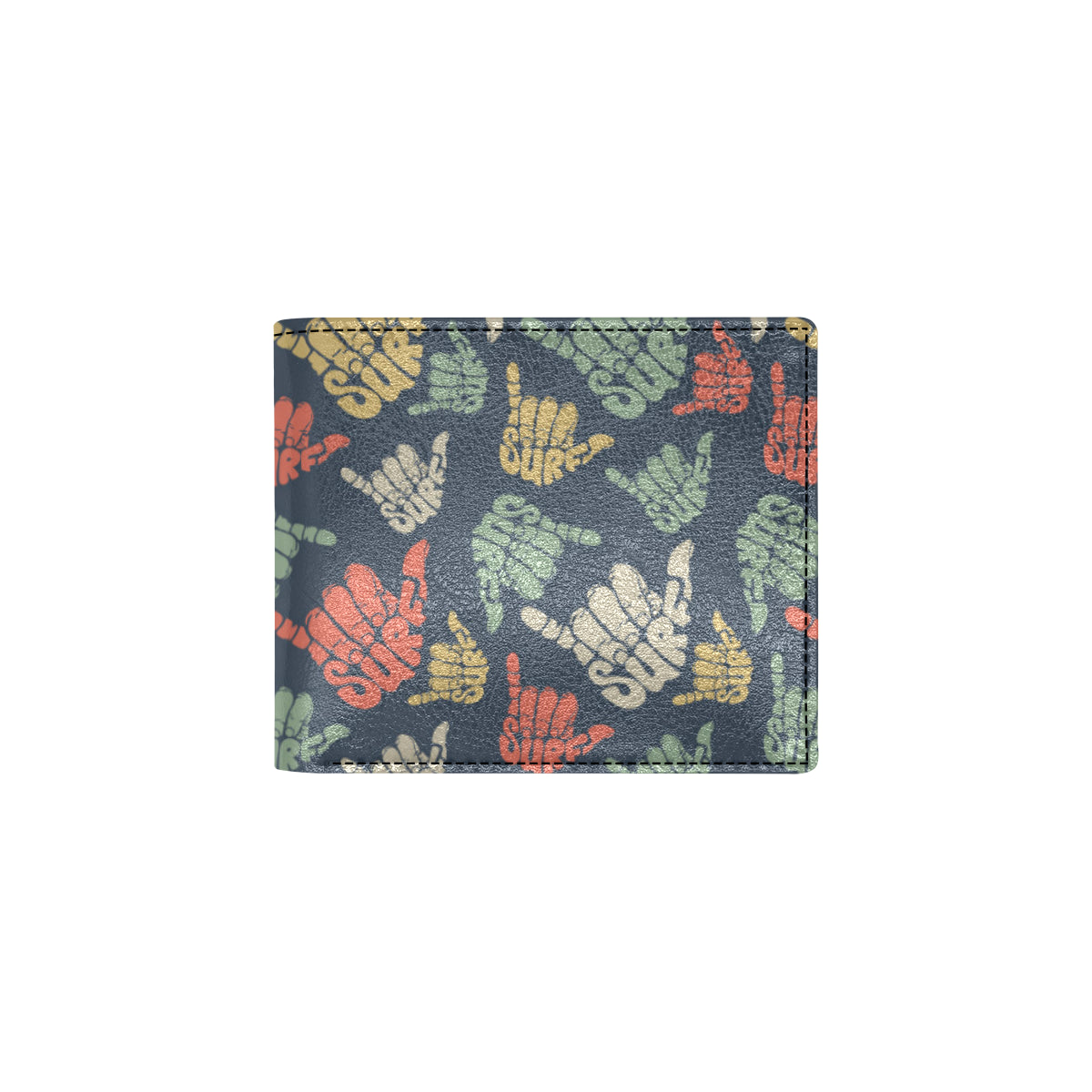 Surf Hand sign Men's ID Card Wallet