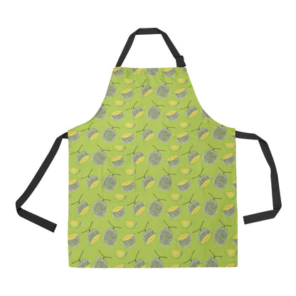 Cantaloupe Pattern Print Design 03 Apron with Pocket