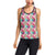 lotus Boho Pattern Print Design LO02 Women's Racerback Tank Top