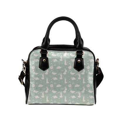 Bunny Pattern Print Design 03 Shoulder Handbag