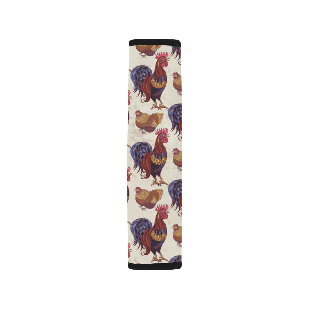 Rooster Pattern Print Design A03 Car Seat Belt Cover