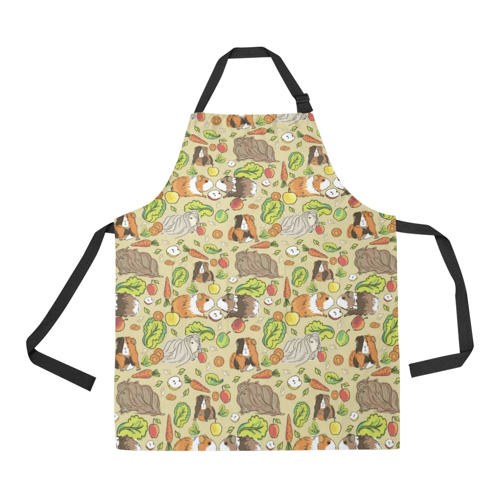 Guinea Pig Pattern Print Design 02 Apron with Pocket