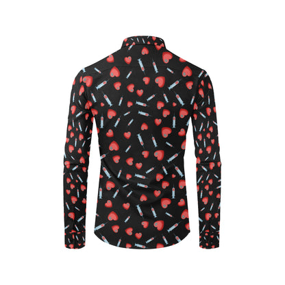 Phlebotomist Medical Concept Men's Long Sleeve Shirt