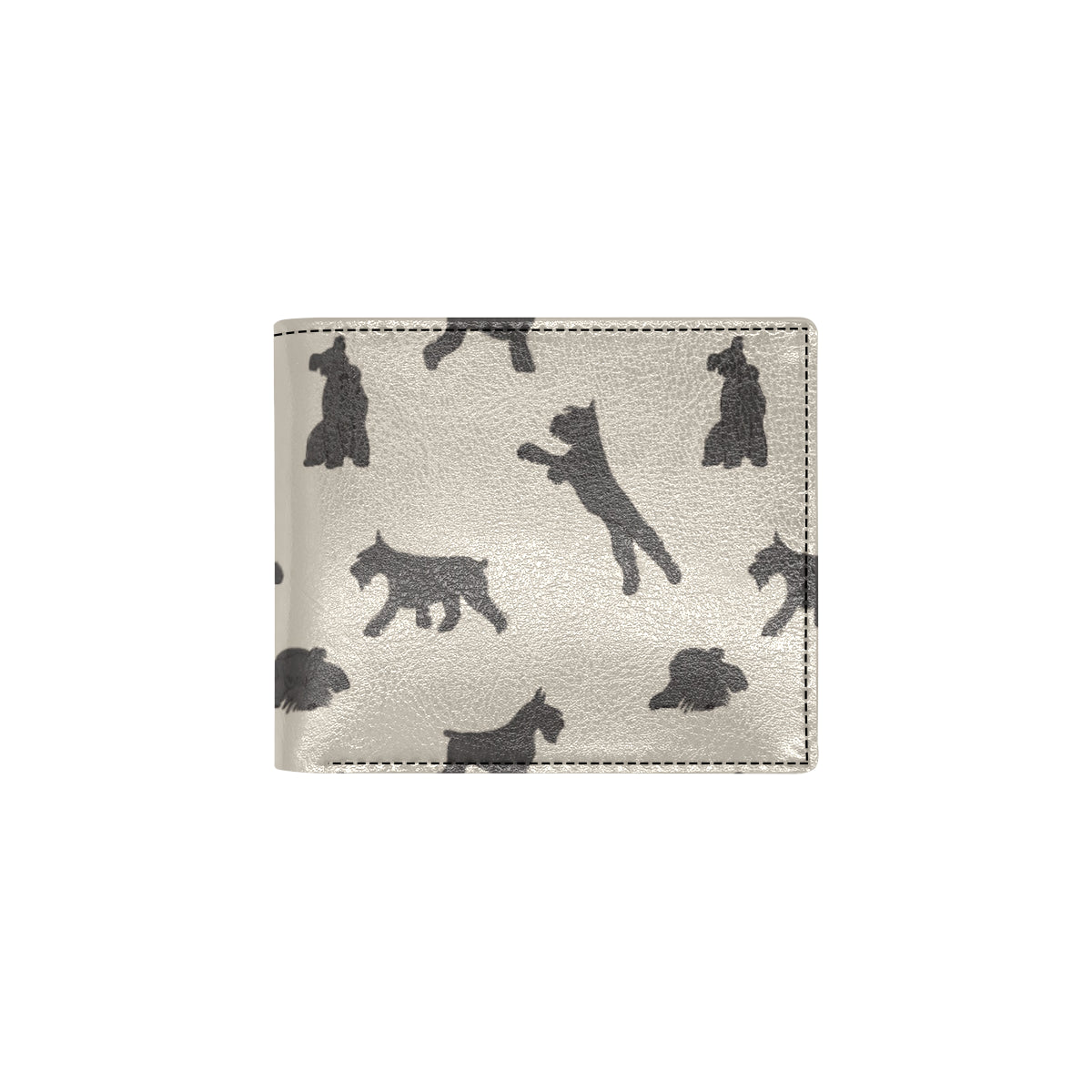Schnauzers Pattern Print Design A06 Men's ID Card Wallet