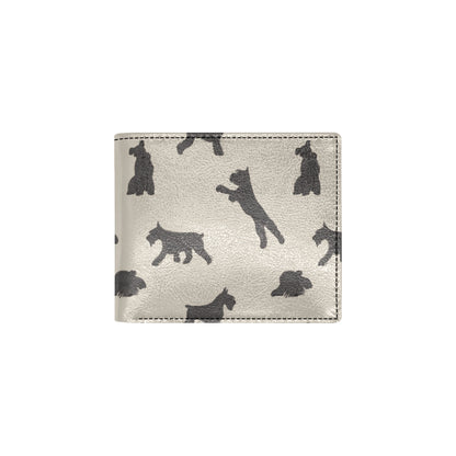 Schnauzers Pattern Print Design A06 Men's ID Card Wallet