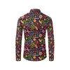 Peace Sign Colorful Design Print Men's Long Sleeve Shirt