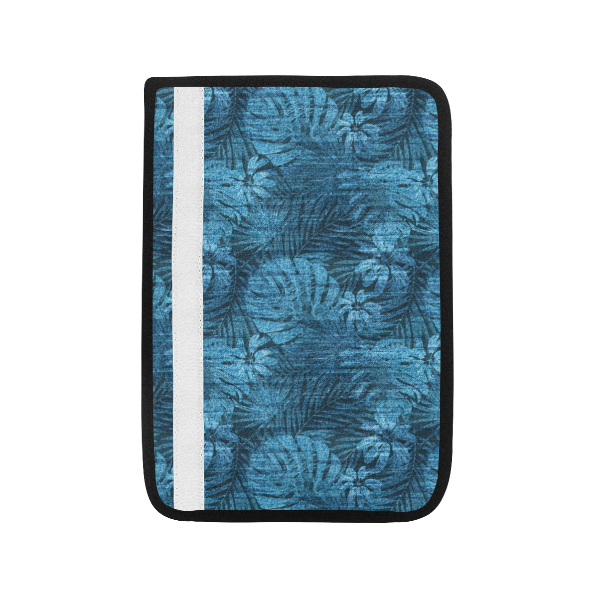 Jean Tropical Pattern Print Design 04 Car Seat Belt Cover