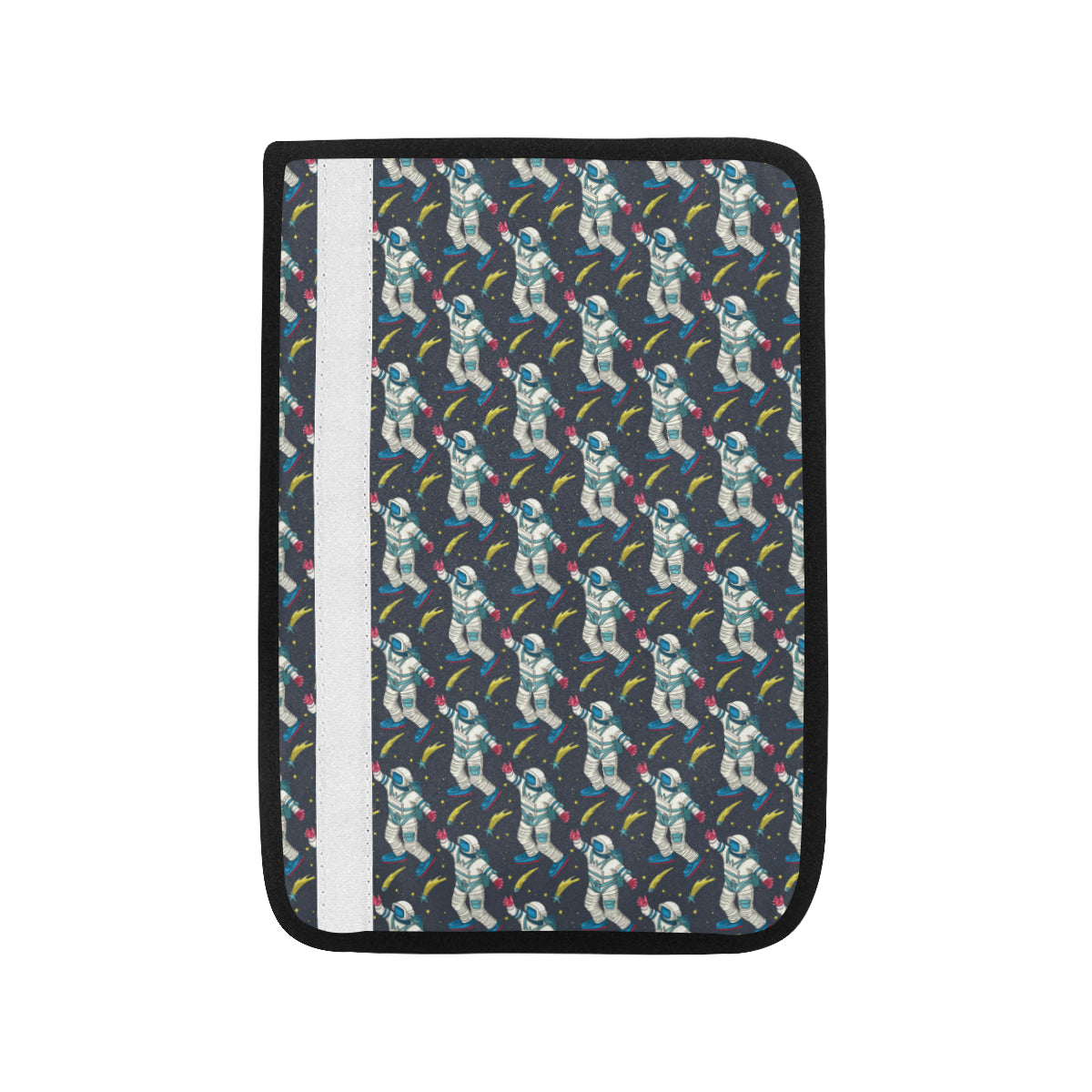 Astronaut Pattern Print Design 04 Car Seat Belt Cover
